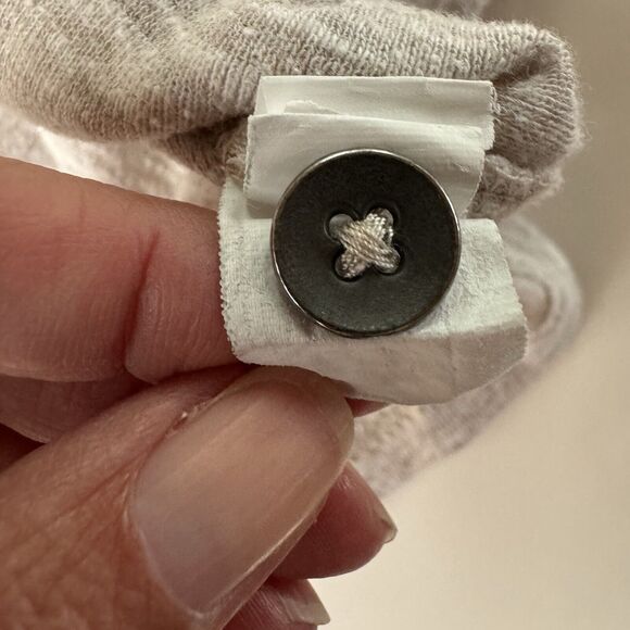 APT. 9 Men's Beige Long Sleeve Casual Henley Shirt Size Large - Picture 11 of 11